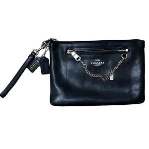 Coach|Clutch|Black‎ w/Gold